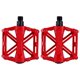 thumbnail image 1 of 1 Pair Aluminium Alloy Mountain Bike Cycling Sealed Bearing Pedals(red), 1 of 4