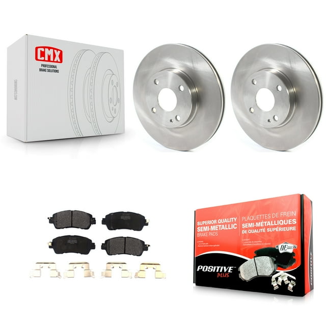 Transit Auto Front Disc Brake Rotors and Semi-Metallic Pads Kit for Car Toyota Yaris iA Scion K8F-102674