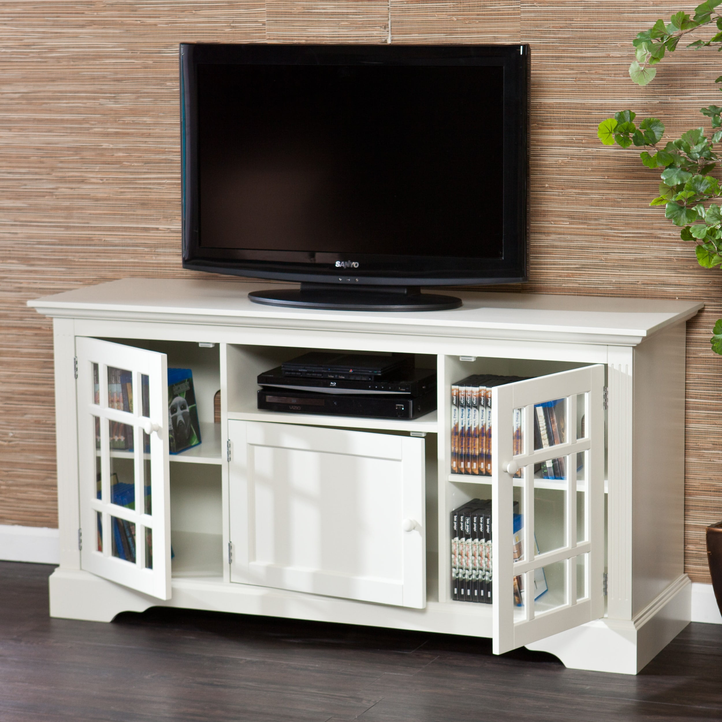 Harper Blvd Trevorton White Tv Stand