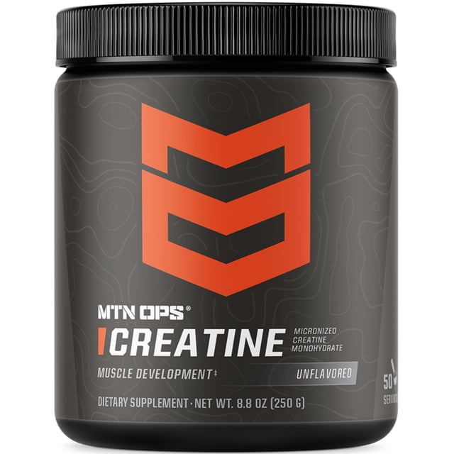 Monohidrato de creatina en polvo MTN OPS 50, tarro para servir
