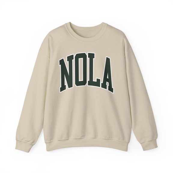 NOLA New Orleans Louisiana Sweatshirt Gifts Crew Neck Shirt Long Sleeve