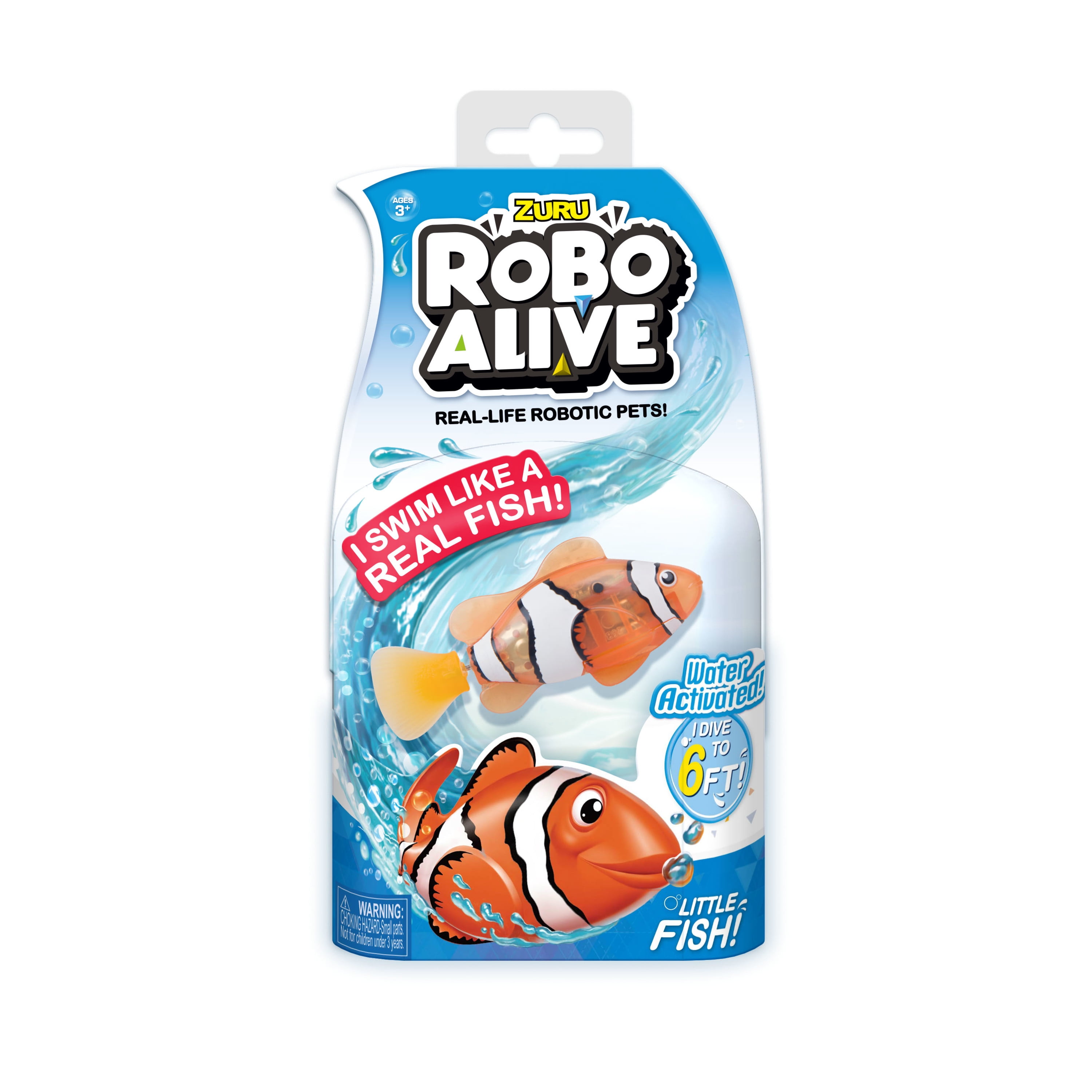 water activated fish toy