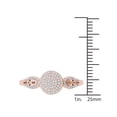 thumbnail image 4 of 1/5 Carat T.W. Diamond Double Halo Cluster 10kt Rose Gold Engagement Ring, 4 of 5