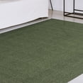 thumbnail image 4 of BNM Bohemian Indoor/ Outdoor Solid Rug, 6' x 9', Green, 4 of 7