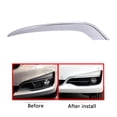 thumbnail image 3 of Fog Lamp Trim,2Pcs Front Fog Light Fog Lamp Eyelid Front Fog Lamp Eyelid Trim World-Class Design, 3 of 8