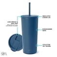 thumbnail image 2 of Vaso aislante moderno, sencillo, con tapa y pajita, 500 ml, 2 of 6