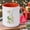 Orange, variant on Ceramic Daisy Print Coffee Mug & Tea Cup - White Floral Ceramic Cup with Non-Slip Base, & Hand Wash Only, Elegant Gift for /, Teacher, Birthdays, Valentine’s Day, for, Office,, Durable Ceramic