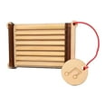 thumbnail image 3 of Piezas de tablero de actividades Juguetes sensoriales de madera Juguete interactivo de viaje para padres e hijos Sensorial Xilófono, 3 of 9