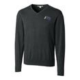 thumbnail image 2 of Men's Cutter & Buck Heather Charcoal Stephen F Austin Lumberjacks Lakemont Tri-Blend Big & Tall V-Neck Pullover Sweater, 2 of 3