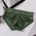 thumbnail image 3 of Women's 2025 Floral Lace Hipster Panties Seamless Hollow Out Cheeky Underwear High Waisted Breathable See-Through Lingerie Lightweight Stretch Everyday Comfort, 3 of 3