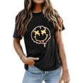 thumbnail image 1 of Avanova Womens Graphic Letter Print Short Sleeve T-Shirts Crewneck Casual Summer Cute Tees Tops, 1 of 7