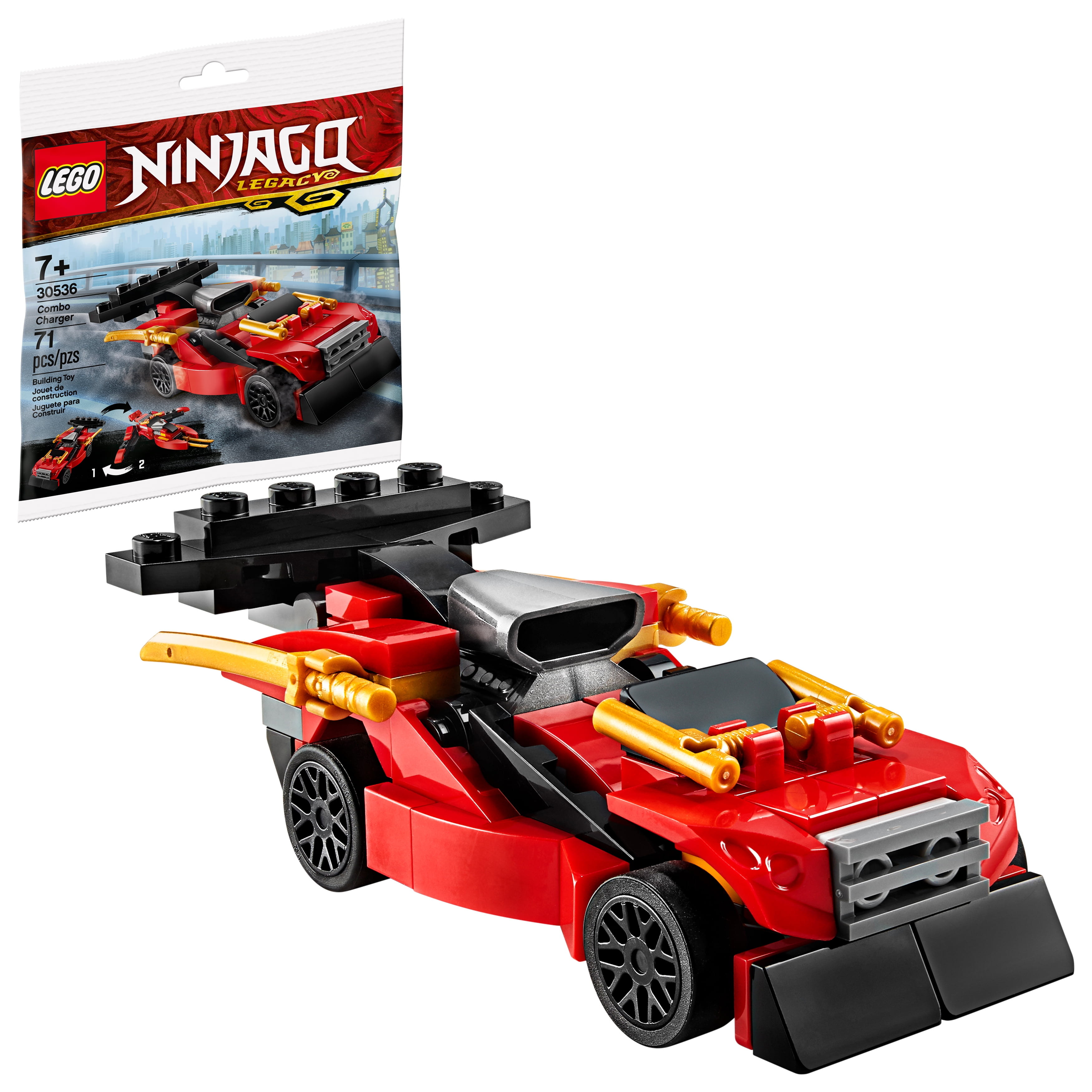 zacht Onveilig Op tijd LEGO Ninjago Combo Charger 30536 Building Set (71 Pieces) - Walmart.com