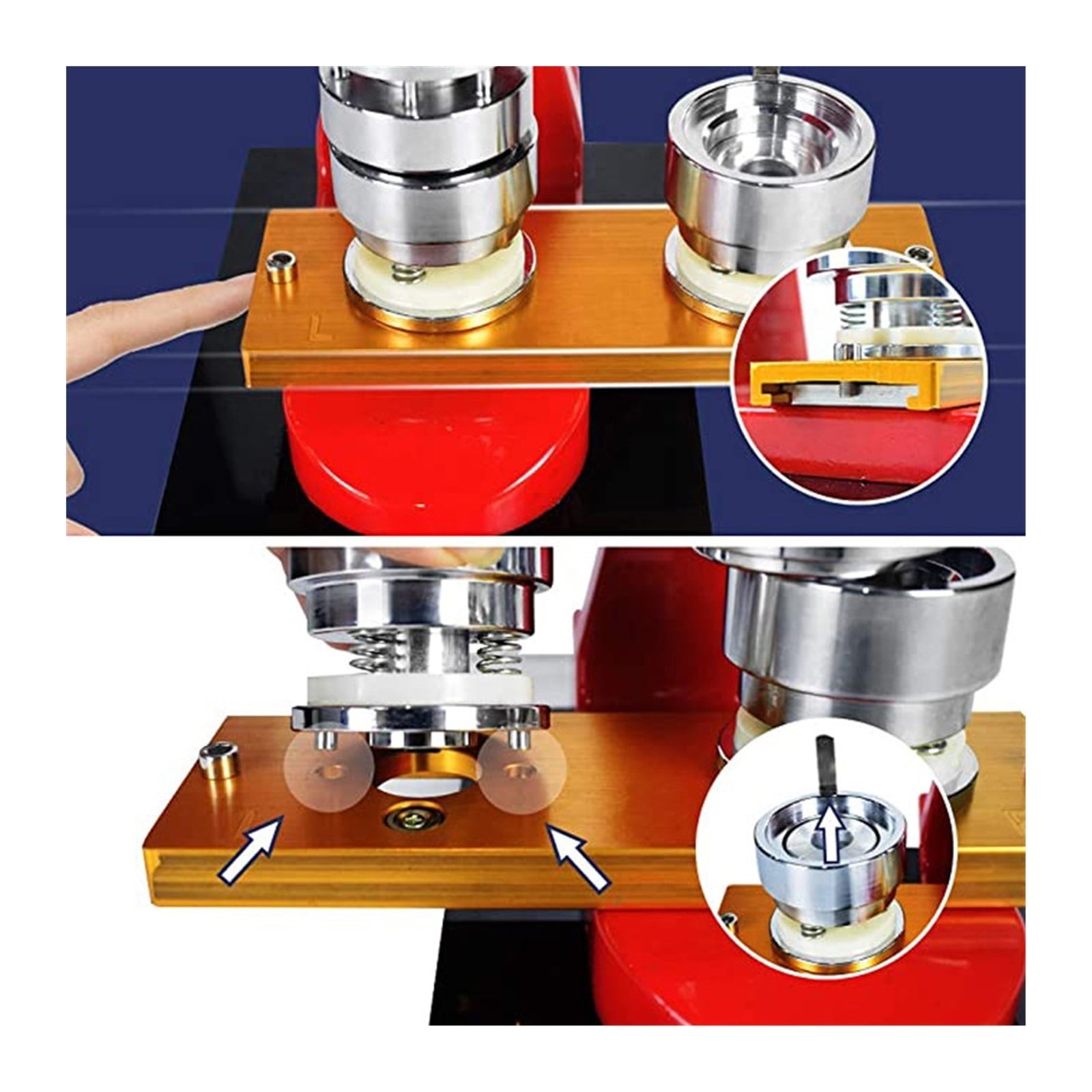 Round Button Badge Die Punching Press Die Interchangeable For DIY Badge Making Machine 25/32/37/44/50/56/58/75MM