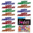 thumbnail image 3 of Confetti Word HAPPY ANNIVERSARY MultiColors - Pouch (1/2 oz) - CCP7862, 3 of 8