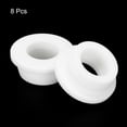 thumbnail image 3 of 8Pcs T Type Rubber Grommet Mount Dia 26mm ID 16mm Seal Protection Flexible Hole Plugs for Cable Pipe White, 3 of 5