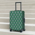 thumbnail image 2 of Lsque Peacock'S Tail Printed Luggage Cover, Travel Luggage Protector,Scratch and Dirt Resistant, Fits 18-32 Inch Luggage - Large, 2 of 9