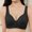 Black, variant on Womens Bra Women Thin Push Up Wireless Bra Lifting Breathable Lightweight