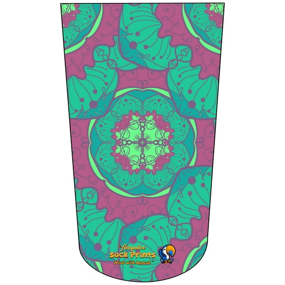 Amputee Sock BTKA, Boho V2, 3PLY Amputee Stump Sock