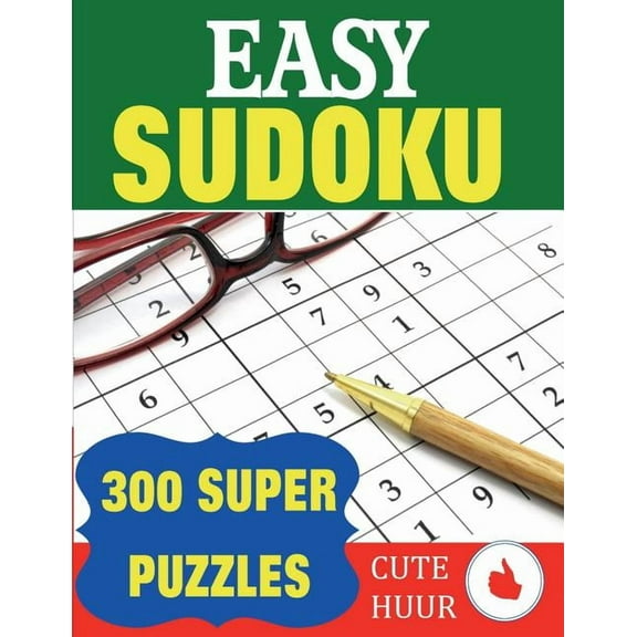 Easy Sudoku: 300 Super Puzzles, (Paperback)