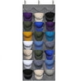 thumbnail image 1 of Perchero con 24 bolsillos profundos - Organizador de sombreros - Perchero para gorras de béisbol, soporte visible para sombreros - Perchero para puerta de pared con 3 ganchos, 1 of 5