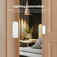 thumbnail image 4 of Luniquz Smart WiFi Door Sensor: Wireless Window Sensor with App Notification Alert, Tuya Door Open Contact Sensor for Home Security, No Hub Required, Compatible with Alexa Google Assistant, 4 of 6