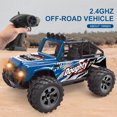 thumbnail image 4 of RC Car 1/18 2WD 15km/h Alta Velocidad Todo Terreno Off Road con 2 Baterías (Azul) Ndcxsfigh Nuevos Originales, 4 of 9