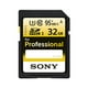 Sony Carte Mémoire Professionnelle SD, 32 Go (SF-32P/T1) – image 2 sur 3