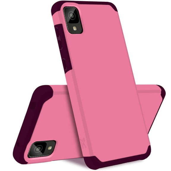 Compatible for TCL ION Z T501L T501C Shockproof Cover Phone Case - mk Light Pink