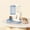 112#Blue, variant on Hamster Feeding and Watering Set 260ml Food Tank 80ml Bottle, Automatic Gravity Dispenser for Small Pets, Spill Proof Easy Clean Combo for Hamster Gerbil Rat Daily Feeding