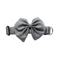 thumbnail image 2 of Collar con moño Infanti Pets gris chico, 2 of 5