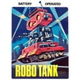 thumbnail image 3 of Retrobot 12x14 Black Modern Framed Museum Art Print Titled - Robo Tank, 3 of 5