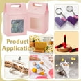 thumbnail image 5 of 24pcs Pink Gift Box with Handle Small Goodies Boxes Party Favor Boxes with Window for Wedding Birthday Gift Giving Treat 3.8x2.3x5.9 InchDIY, 5 of 5