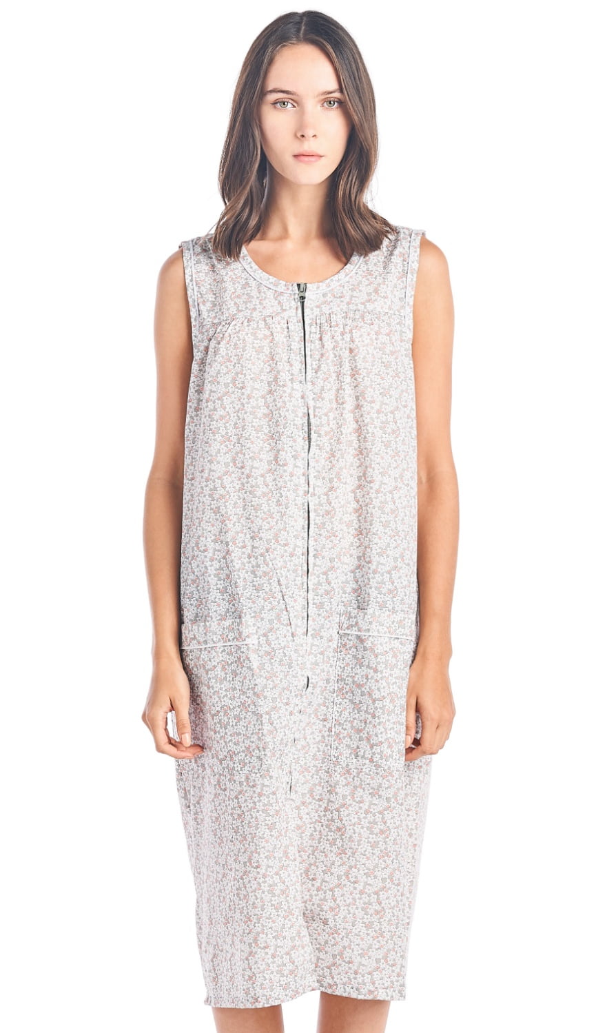 sleeveless duster robe