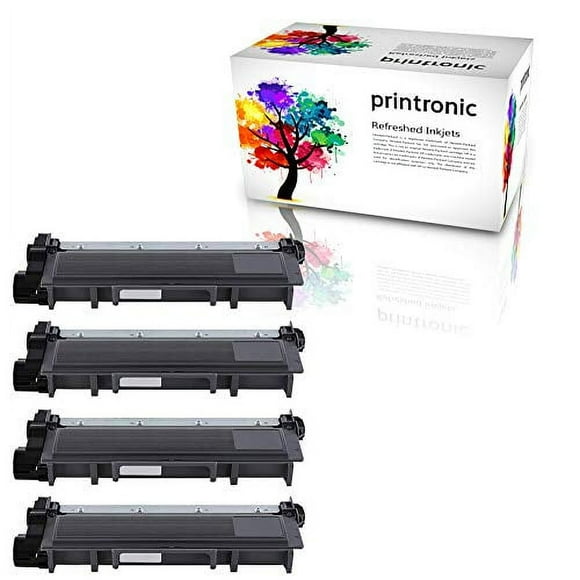 Printronic 4 Pack Compatible Brother TN630 TN660 Toner Cartridge Black for Brother MFC-L2700DW HL-L2340DW MFC-L2740DW DCP-L2520DW DCP-L2540DW HL-L2360DW HL-L2380DW HL-L2300D MFC-L2720DW HL-L