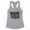 Heather Grey, variant on Satanic Rituals and Chill Tank Top Fitted Racerback Women's Medium White