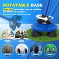 thumbnail image 3 of Bastón plegable BigAlex para personas mayores, ajustable y portátil, con base pivotante cuádruple, ligero y plegable, con bolsa de transporte para hombre y mujer., 3 of 5
