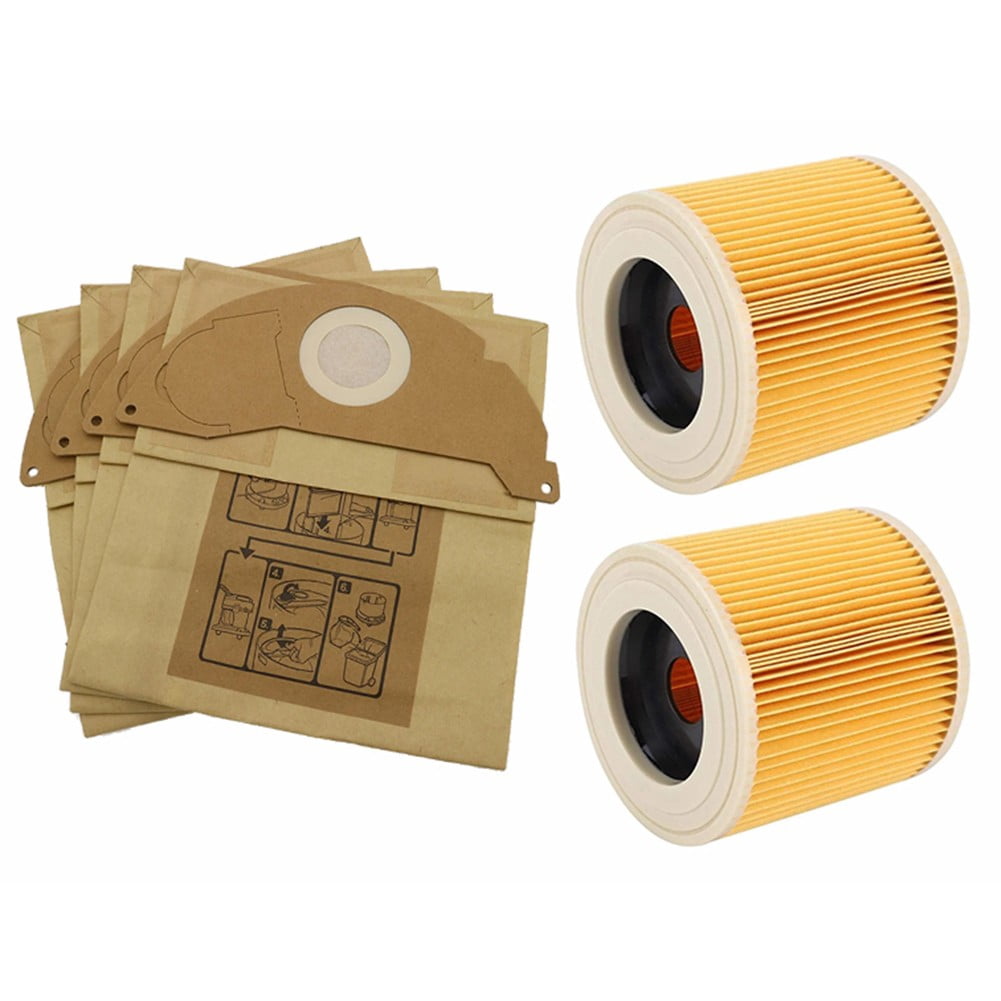 For Karcher Wet Dry WD2 WD2.200 MV2 A2004 Vacuum Cleaner for Hoover Bags Filters