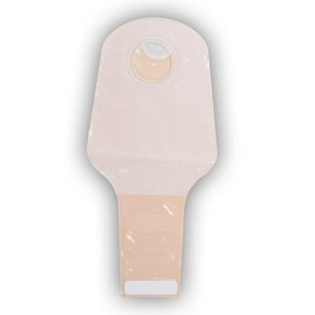 Sur-Fit Natura Filtered Colostomy Pouch, Two-Piece System, 12 Inch Length, Red Code, 2-1/4 Inch Flange, Opaque, Drainable, 20 Count