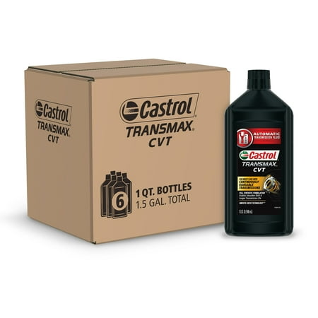 Castrol Transmax CVT Automatic Transmission Fluid, 1 Quart, Case of 6
