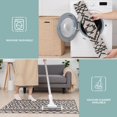 thumbnail image 6 of Black Geometric Diamond Striped Pattern Kitchen Rugs Sets Of 3,Kitchen Runner Rugs Non Skid Washable,Decorative Kitchen Floor Mats for Kitchen,Sink,Laundry,17"x30"+ 17"x47" + 17"x59", 6 of 6