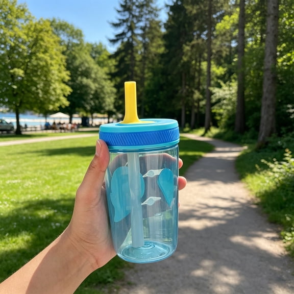 Homelyt Zak Straw Replacement 4PCS Reusable BPA Free Flexible Drinking Straws with Cleaning Brush Compatible with Zak Straw Cup for Smoothie Tumbler Daily Use
