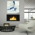 thumbnail image 4 of Epic Art 'White And Blue' by Silvia Vassileva, Acrylic Glass Wall Art, 36"x36", 4 of 7