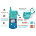 thumbnail image 3 of Botella de agua CHILLOUT LIFE Kids con aislamiento de 350 ml con tapa de pajita, 3 of 9