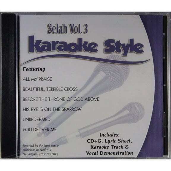 Selah Volume 3 Daywind Christian Karaoke Style NEW CD G 6 Songs