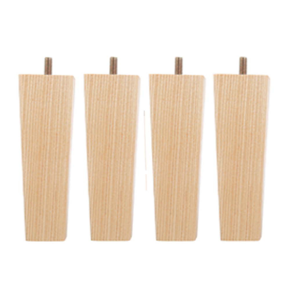 Fyeme 4Pcs 3Sizes Height Sofa Legs Wooden Furniture Legs Replacement