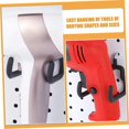 thumbnail image 4 of Garage Hooks for Hanging Tools 4pcs Pegboard Accessories Tool Organizers Easy Install Utility Hooks, 4 of 5