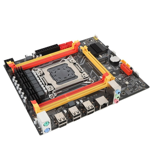 Placa base ddr3, 6 puertos usb2.0 computer masa madre metal pcb eficiente para juegos