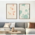 thumbnail image 7 of Kate and Laurel Sylvie Lotus Garden Framed Canvas Wall Art by Kasey Free, 23x33 Gold, Calming Floral Art for Wall, 7 of 7