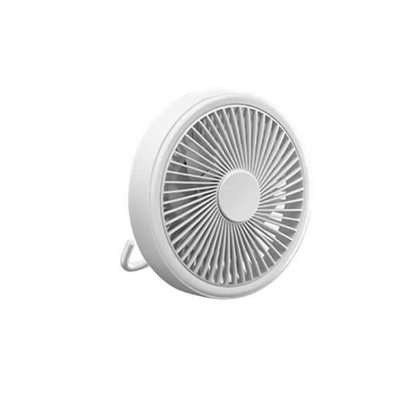 Toystoory Ventilador portátil PP con de 360 ​​grados, luz LED nocturna colgante, Motor sin escobillas, ventiladores de refrigeración Electrodomésticos Blanco Toystoory HA063717-01B