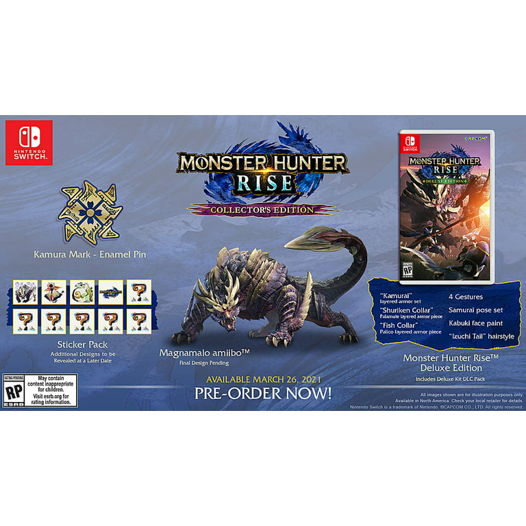 Monster Hunter Rise: Collector\'s Edition (Console Switch] Not Included) [Nintendo